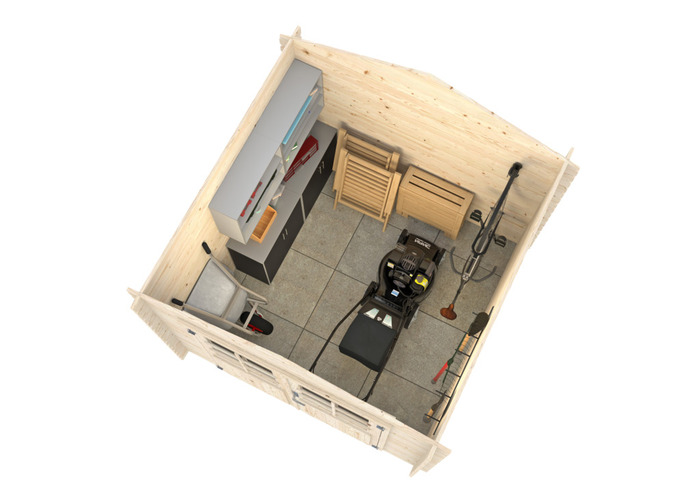 Palmako redskapsbod Petra 1 – 250 x 250 cm